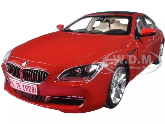 BMW 650i GRAN COUPE 6 SERIES F06 MELBOURNE RED 1/18 MODEL BY PARAGON 97033