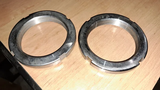 N 15 Series SKF Bearing Lock Nut - 3-7/8" OD, Face Diameter 3-9/16" Steel N-15