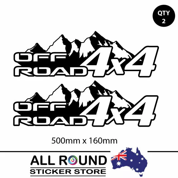 4x4 OFF ROAD 4WD sticker decal LARGE