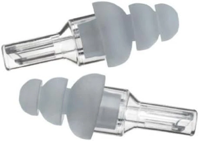 ER20 ETY Plugs Hearing Protection Earplugs Standard Fit (2 Pairs, Clear with Fro