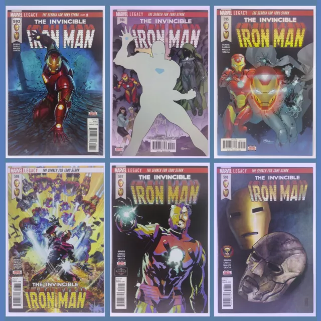 Invincible Iron Man (2017) 593-600 | 8 Book Lot | Marvel Ironheart Doom FULL RUN