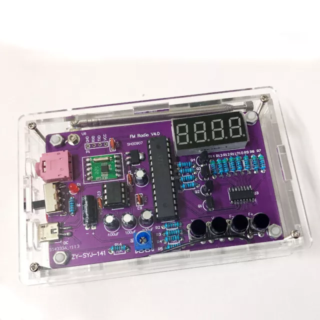 DIY FM Radio Elektronik Kit Frequenz 87-108MHz DIYPraxis Lötung RDA5807S