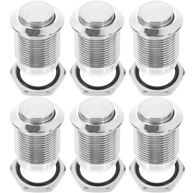 6 pz adattatore fili pulsante acciaio inox 1/2 28 5/8 24
