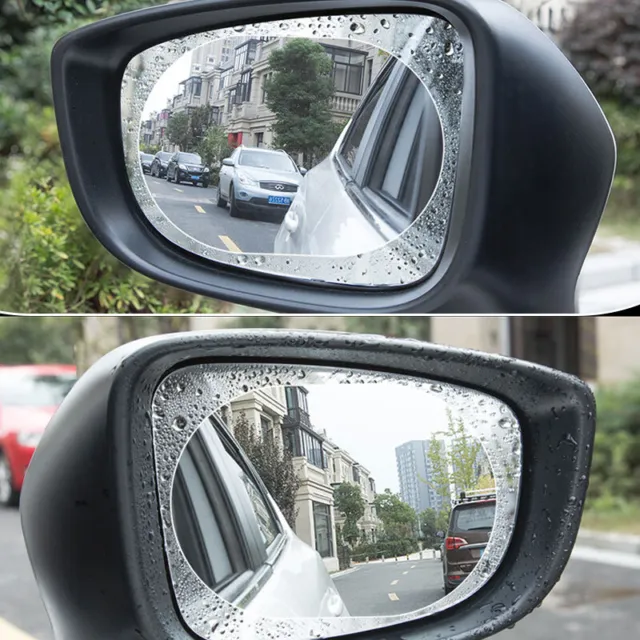 Car Clear Rearview Mirror Protective Film Anti Fog Window Foils Rainproof 4x zy 4