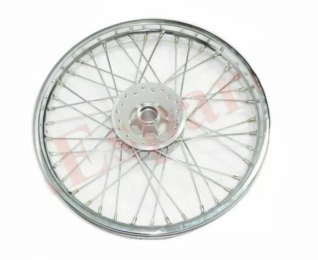 Per Royal Enfield Anteriore Disco Freno Ruota Cerchio 48.3cm @ VI