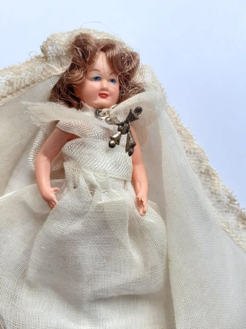 Petitcollin, français, celluloïd, petit, poupée bébé Baigneur - France