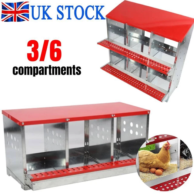Chicken Coop Run Hen House Poultry Ark Home Nest Box Coops Rabbit Hutch Natural