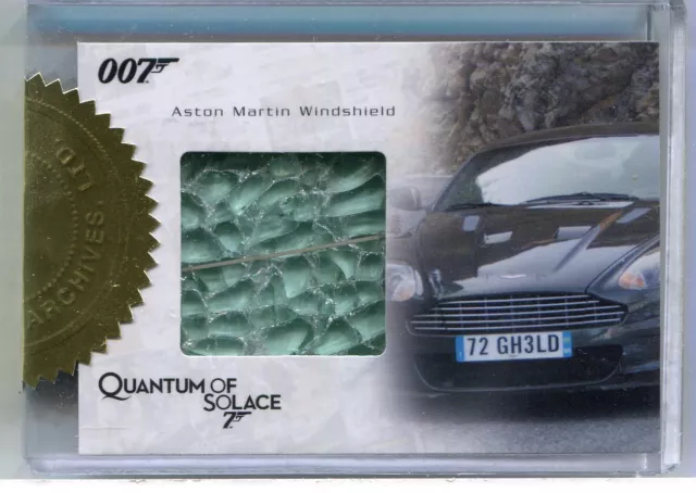 James Bond Archives 2009 Edition Aston Martin Windshield AMR1 Relic Card 466/700