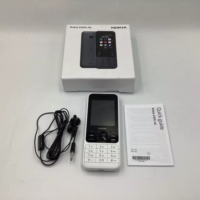 NOKIA 6300 4G Cell Phone - White (Unlocked) (Dual SIM) $44.99 - PicClick