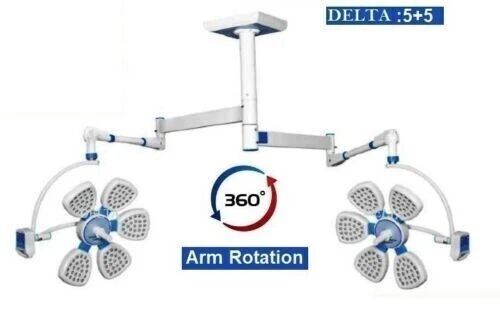Double Dome Light Operating Light Surgical Light Common Arm Shadowless OT Light@