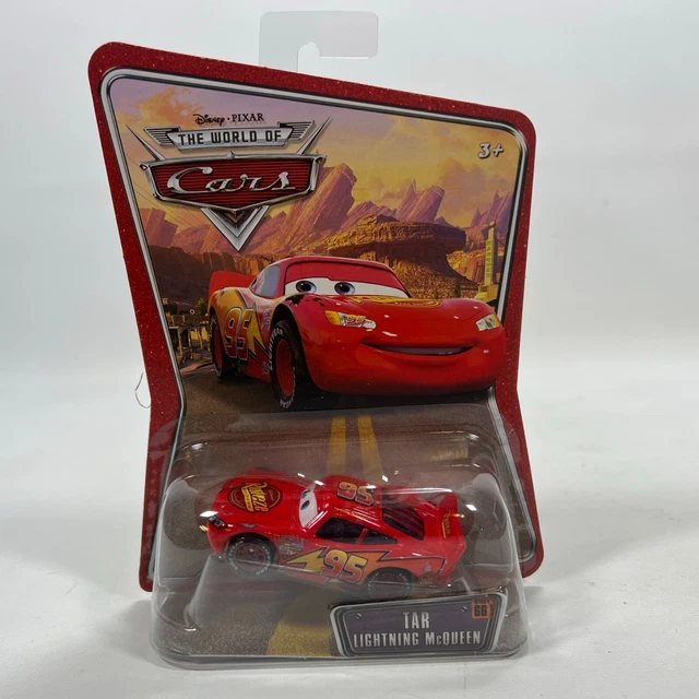 DISNEY PIXAR WORLD of Cars Movie Tar Lightning McQueen Die Cast Toy Car ...