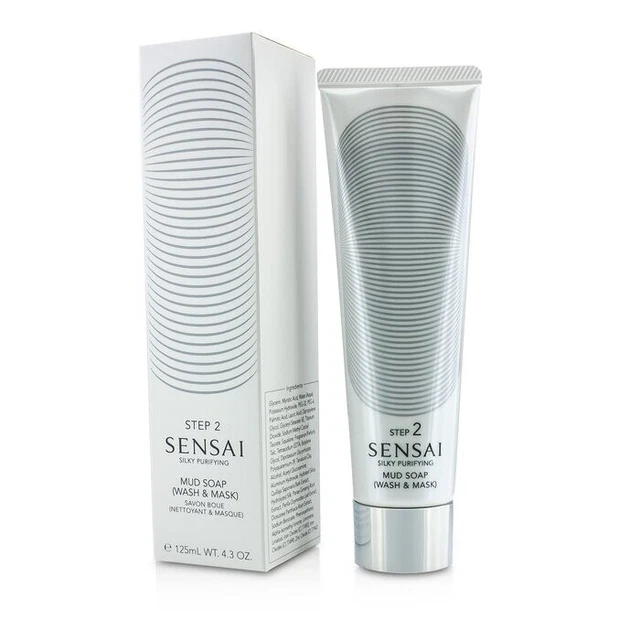 Kanebo - Sensai Silky Purifying Mud Soap - Wash And Mask (New