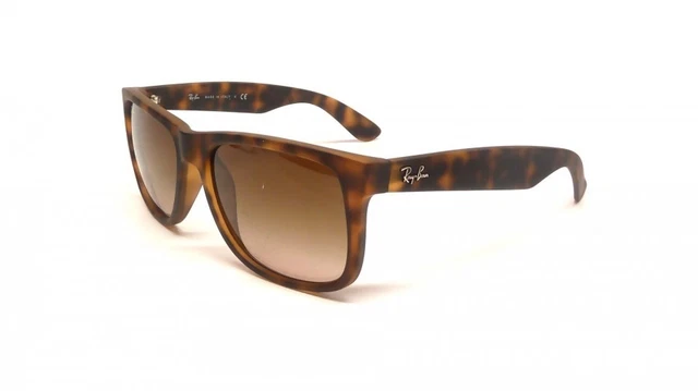 Gafas de sol Ray-Ban RB4165 JUSTIN 710/13 RUBBER LIGHT HAVANA - BROWN GRADIENT