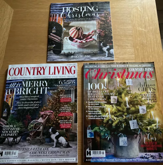 LATEST COUNTRY LIVING Magazine December 2023 +A Magical Rustic