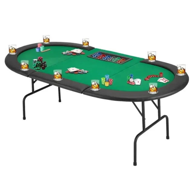81.5'' 10 - Player Poker Table
