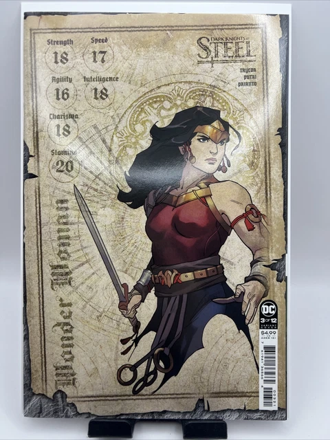 RARE!! 🔥 Dark Knights of Steel #3 - Yasmine Putri 1:25 Wonder Woman variant