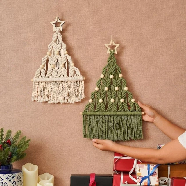 Kit fai da te versatile albero di Natale materiale tessuto per decorazione parete festiva
