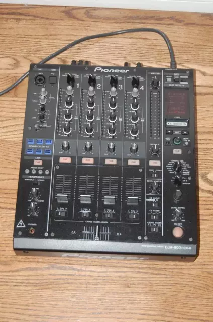 Pioneer DJM-900 Nexus 4 channel Pro Mixer CLEAN L@@@@K!!!!!