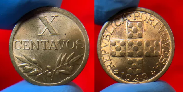 Portugal 10 centavos 1943