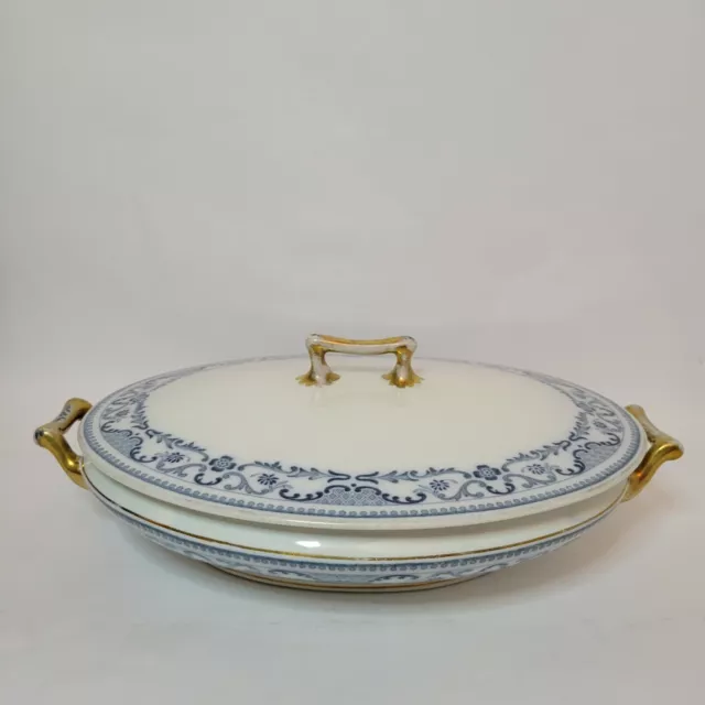 Vintage WH Grindley & Company Handled Covered Casserole Dish