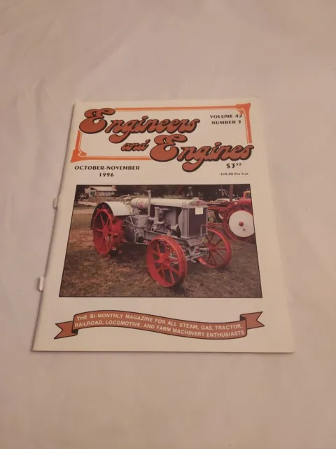 1996 Oct./Nov., Engineers & Engines Magazine For Steam, Gas, Tractor, Railroad..