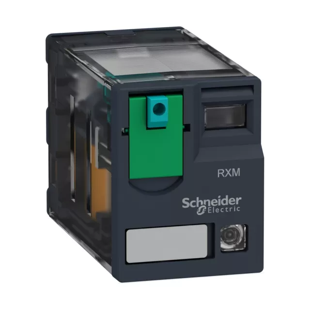 RXM4AB2BD Schneider - Relais miniature - embrochable - test+DEL - 4OF (inverseur