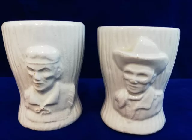 Keele Street Pottery The Lone Ranger Pair Of Egg Cups