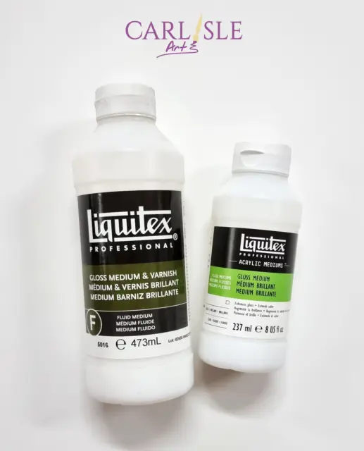Liquitex Gloss Medium & Varnish - Choose Your Size