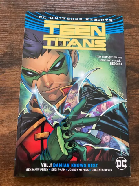 Teen Titans Rebirth Vol. 1: Damian Knows Best TPB Benjamin Percy DC Comics