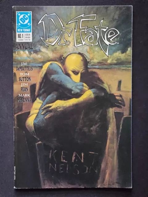 DC DR. FATE ANNUAL #1 (1989) J.M. DeMatteis, Tom Sutton, Jim Fern, Mark McKenna