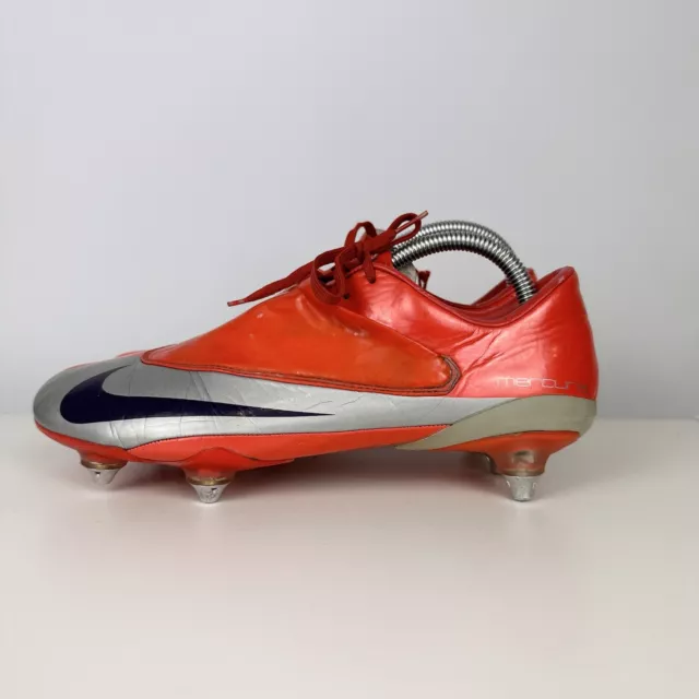 Nike Mercurial Vapor V SG Red Retro Football Boots Cleats Elite UK 7 US 8