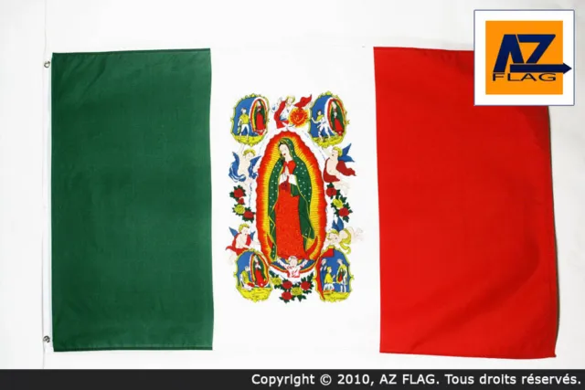 LADY OF GUADALUPE FLAG 3' x 5' - MEXICO - MEXICAN FLAGS 90 x 150 cm - BANNER 3x5