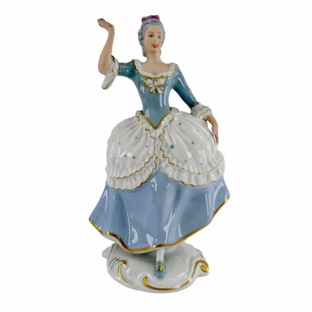 Royal Dux Figurine 3727 Bohemia Dancing Lady Artist Elly Strobach h22cm 1950s