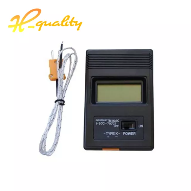 TM-902C Digital K Type LCD Thermodetector Thermometer Meter + Thermocouple Probe TM-902C Digital K Type LCD Thermodetector Thermometer Meter + Thermocouple Probe
