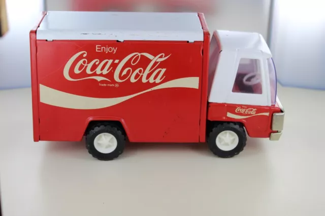 Buddy L Coca Cola Delivery Truck Vintage Pressed Steel Collectible Toy