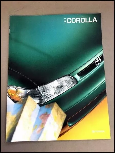 1997 Toyota Corolla 24page Original Car Sales Brochure Catalog