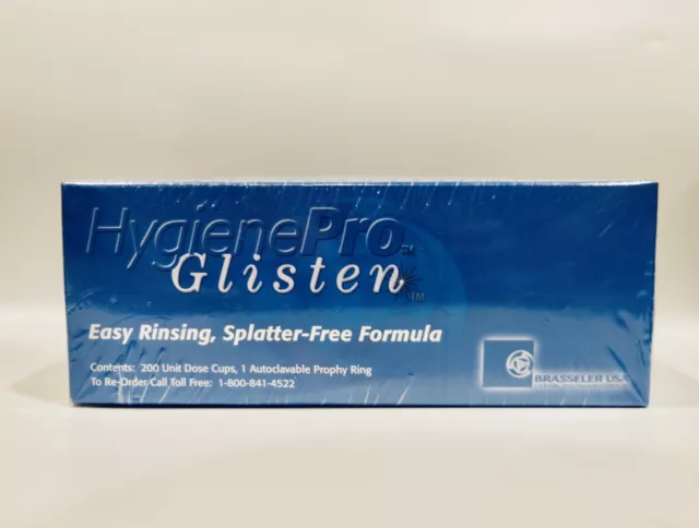HyginePro  Glisten Cherry Flavor 200 Unit Dose Cups EXP. 12/18