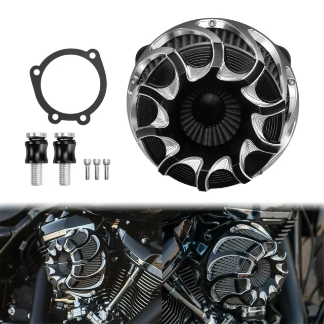 CNC Drift Luftfilter Luftreiniger Für Harley Sportster XL883 XL1200 2004-2021
