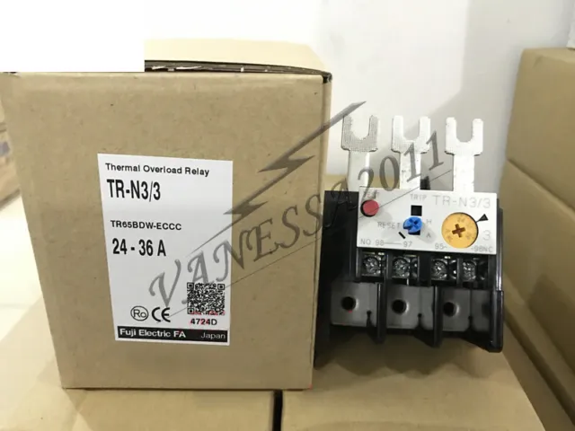 1PCS NEW FUJI TR-N3/3 Thermal overload protection relay 24-36A 28-40A 45-65A