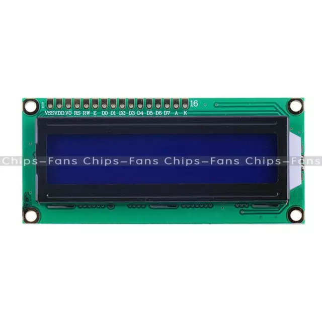 5Pcs 1602 16x2 Character LCD Display Module HD44780 Controller blue Arduino LCD