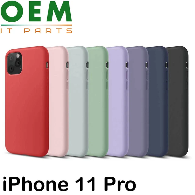 For Apple iPhone 11 Pro Case Liquid Silicone Luxury Thin Soft Phone Cover New