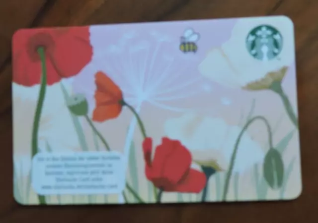 Starbucks Germany 2023  Spring Flowers Gift Card 6213. No Value Collectors Item