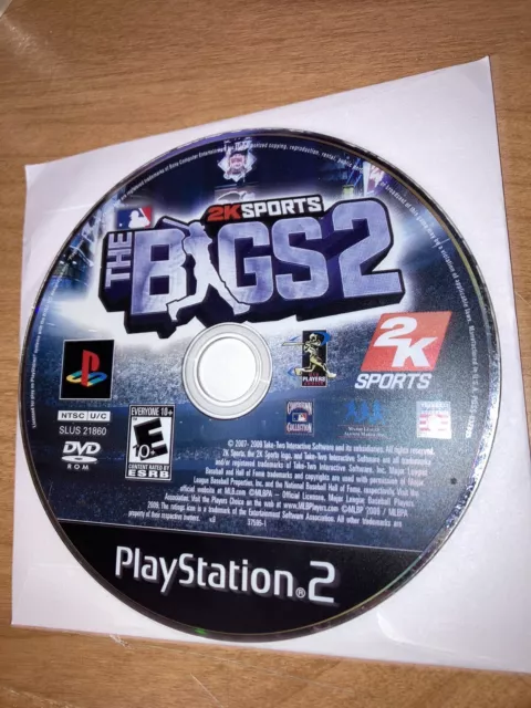 Sony Playstation 2 PS2 The Bigs 2 BLACK LABEL TESTED DISC ONLY Ships Next Day!!