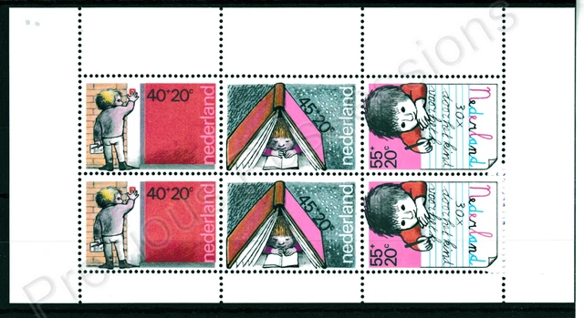 Netherlands Mnh Stamp Sheet 1978 Child Welfare Sg Ms1307