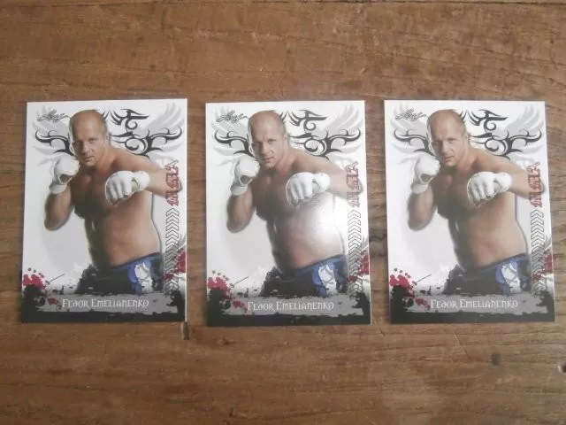 (1) Fedor Emelianenko 2010 Leaf MMA Base Card #1 UFC Pride The Last Emperor (1) Fedor Emelianenko 2010 Leaf MMA Base Card #1 UFC Pride The Last Emperor