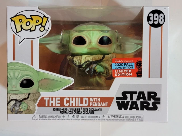 Star Wars Mandalorian Il Bambino W/Ciondolo Pop! Vinile Figura #398 Funko 2020