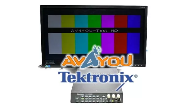 Tektronix WVR5000 Multi-format Waveform Rasterizer OPT: SD HD DG Audio WVR 5000