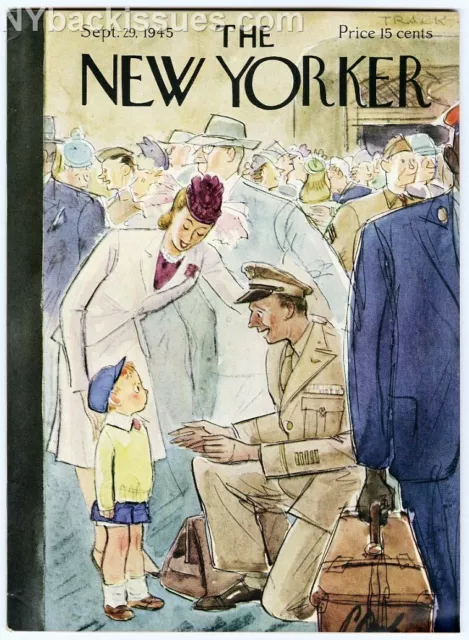 NEW YORKER MAGAZINE September 29 1945 James Thurber fables William ...