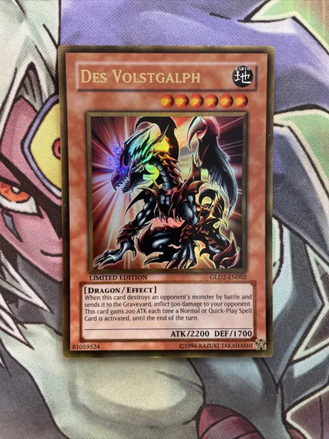 GLD2-EN002 Des Volstgalph Gold seltene limitierte Auflage NM Yugioh Karte