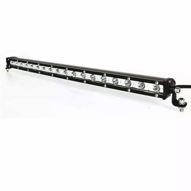 21.5 inch Led Light Bar 54W 6000K Single Row Super Bright Spot Flood Combo Beam